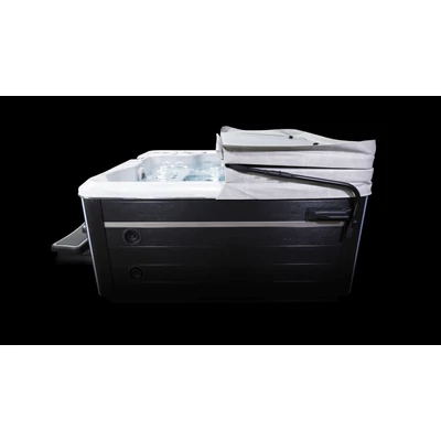 Termotető masszázsmedence - Hydropool 575-12 (203x203 cm), szürke
