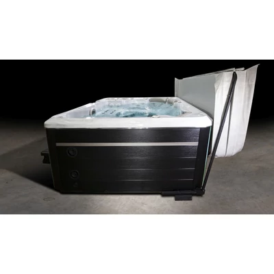 Termotető masszázsmedence - Hydropool 575-12 (203x203 cm), szürke