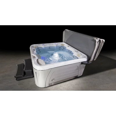 Termotető masszázsmedence - Hydropool Serenity 4000 (157x211 cm), gesztenyebarna